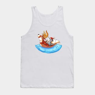 Pool Party Santa Tank Top